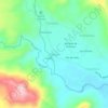 Mapa topográfico Muyuna, altitude, relevo