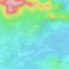 Mapa topográfico Pascialello, altitude, relevo