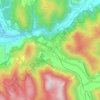 Mapa topográfico Marmore, altitude, relevo