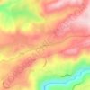 Mapa topográfico Pioneer, altitude, relevo