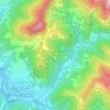 Mapa topográfico Vaccarezza, altitude, relevo