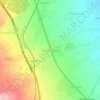 Mapa topográfico Sengon Agung, altitude, relevo