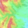Mapa topográfico Ponte Agli Stolli, altitude, relevo
