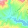 Mapa topográfico Melegís, altitude, relevo