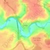Mapa topográfico Grégy, altitude, relevo