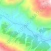 Mapa topográfico Bhraga, altitude, relevo