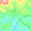 Mapa topográfico Mompaní, altitude, relevo