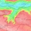 Mapa topográfico Bures-Montjay, altitude, relevo