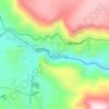 Mapa topográfico Ingenio Porco, altitude, relevo