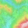 Mapa topográfico Valpiana, altitude, relevo