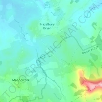 Mapa topográfico Parkgate, altitude, relevo