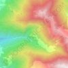Mapa topográfico Volpara, altitude, relevo