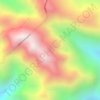 Mapa topográfico Banigogom, altitude, relevo