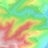 Mapa topográfico Ruidosos, altitude, relevo