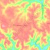 Mapa topográfico Willette, altitude, relevo