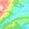 Mapa topográfico Los Olmos, altitude, relevo