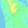 Mapa topográfico Ottoman, altitude, relevo