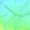 Mapa topográfico Plesungan, altitude, relevo