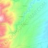 Mapa topográfico San Antonio, altitude, relevo