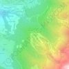 Mapa topográfico Prapoutel, altitude, relevo