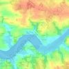 Mapa topográfico Vieille Roche, altitude, relevo