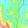 Mapa topográfico El Lembo, altitude, relevo