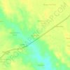 Mapa topográfico Rajaudha, altitude, relevo