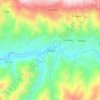 Mapa topográfico Cuilco, altitude, relevo