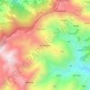 Mapa topográfico Pachhabang, altitude, relevo