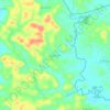 Mapa topográfico Banban, altitude, relevo