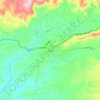 Mapa topográfico Kahuta, altitude, relevo
