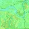Mapa topográfico De Looi, altitude, relevo
