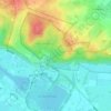 Mapa topográfico Sint-Jansberg, altitude, relevo