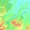 Mapa topográfico Turi, altitude, relevo