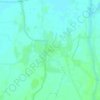 Mapa topográfico Tekari, altitude, relevo