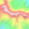 Mapa topográfico 多龙果, altitude, relevo