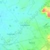 Mapa topográfico Long Marston, altitude, relevo