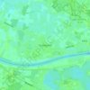 Mapa topográfico Overasselt, altitude, relevo
