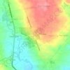 Mapa topográfico Ula, altitude, relevo