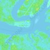 Mapa topográfico Amamapare, altitude, relevo