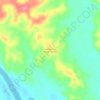 Mapa topográfico Santo Antônio do Pau Fincado, altitude, relevo
