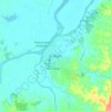 Mapa topográfico El Bagre, altitude, relevo