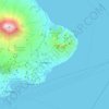 Mapa topográfico Kecamatan Karangasem, altitude, relevo
