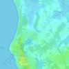 Mapa topográfico Chaucre, altitude, relevo