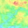 Mapa topográfico L'Olivel, altitude, relevo