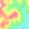 Mapa topográfico Монгол, altitude, relevo