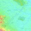 Mapa topográfico Tabir Ilir, altitude, relevo