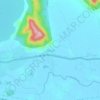 Mapa topográfico Waksai, altitude, relevo