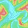 Mapa topográfico Урман, altitude, relevo