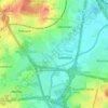 Mapa topográfico Jehrden, altitude, relevo